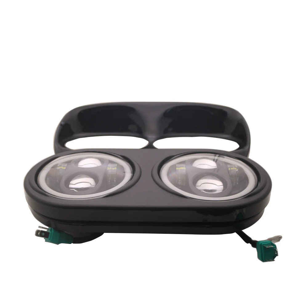 Полный Halo двойной светодиодный фонарь для дороги Glide 2004 2013 аксессуары мотоциклов