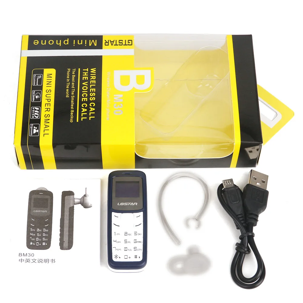 BM30 BM10 Bluetooth гарнитура SIM для автомобиля 32 Гб ответ на телефон вид текстовое сообщение мини телефон беспроводные наушники портативные наушники