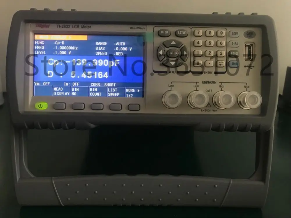 TH2832 LCR мост 20 Гц 200 кГц ESR измеритель компонентов сопротивления испытательное