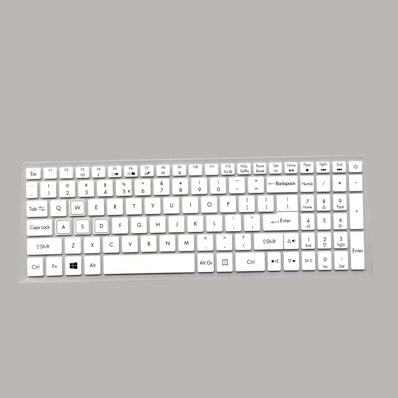 white Защитный чехол-клавиатура для 15," acer NITRO 5 AN515-52 AN515 AN5 VX 15 VX5-591G V 17 Gaming VN7-793G 17,3 - Цвет: white