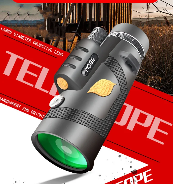 

MOGE 12x50mm Monoculars Low Light Visual HD High Power Mobile Phone Telescope