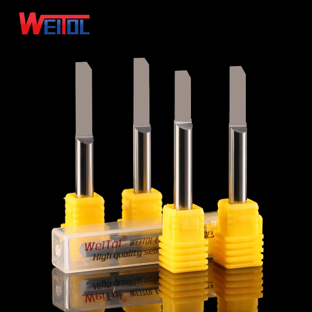 

Weitol free shipping 5A 6mm shank tungsten carbide half straight bit wood router bit CNC milling cutter for PVC/MDF/solid wood