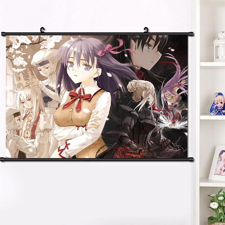 Аниме Fate/stay night: небес чувствовать себя Sakura Matou прокрутки плакат манга настенные