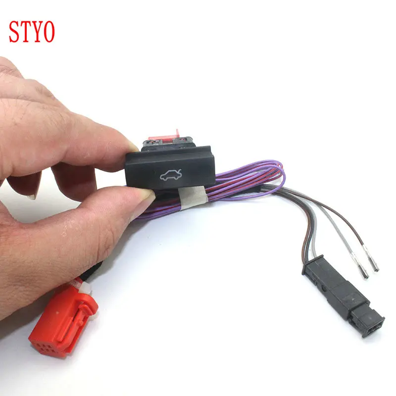 Кнопка переключения на багажник автомобиля STYO с кабелем для Octavia 2012 2014|trunk switch|car