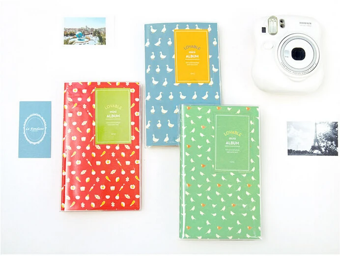 84 кармана Fujifilm Instax Mini films Instax Mini 8 7s 70 25 50s 90 визитная карточка прекрасный корейский стиль фотобумага книга альбом подарок