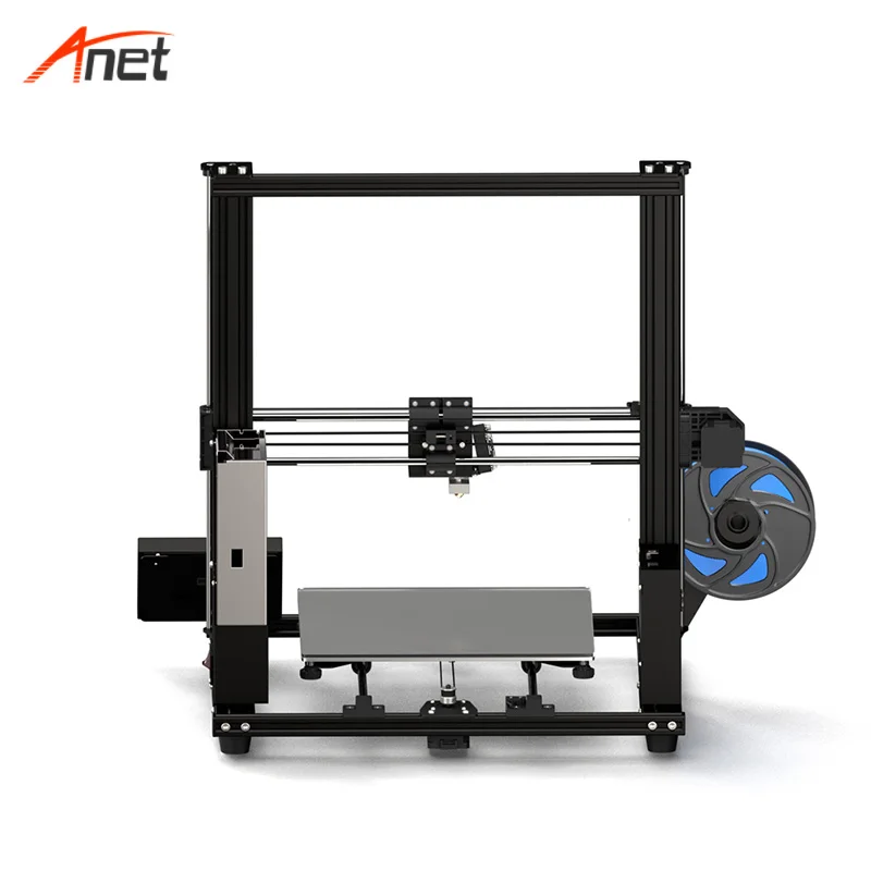 Полусобранный 3D принтер FDM Настольный Anet A8 plus лучшая печать ТПУ нить 3d DIY набор с