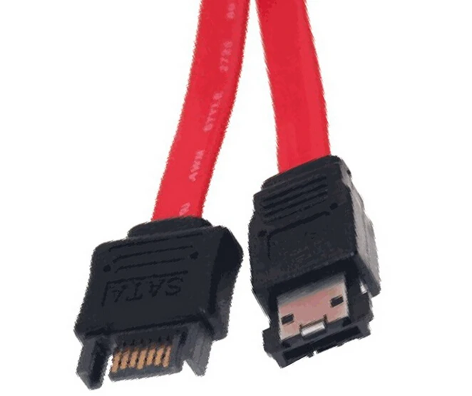 100 шт. 40 см PS3 Sata к Esata SATA 7P папа ESATA Женский Кабельный удлинитель жесткого диска|sata