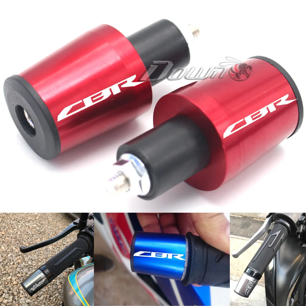 For HONDA CBR600RR CBR1000RR CBR600F CBR 600RR Motorcycle Accessories 7/8'' 22MM Handlebar Grips Handle Bar Cap End Plugs |
