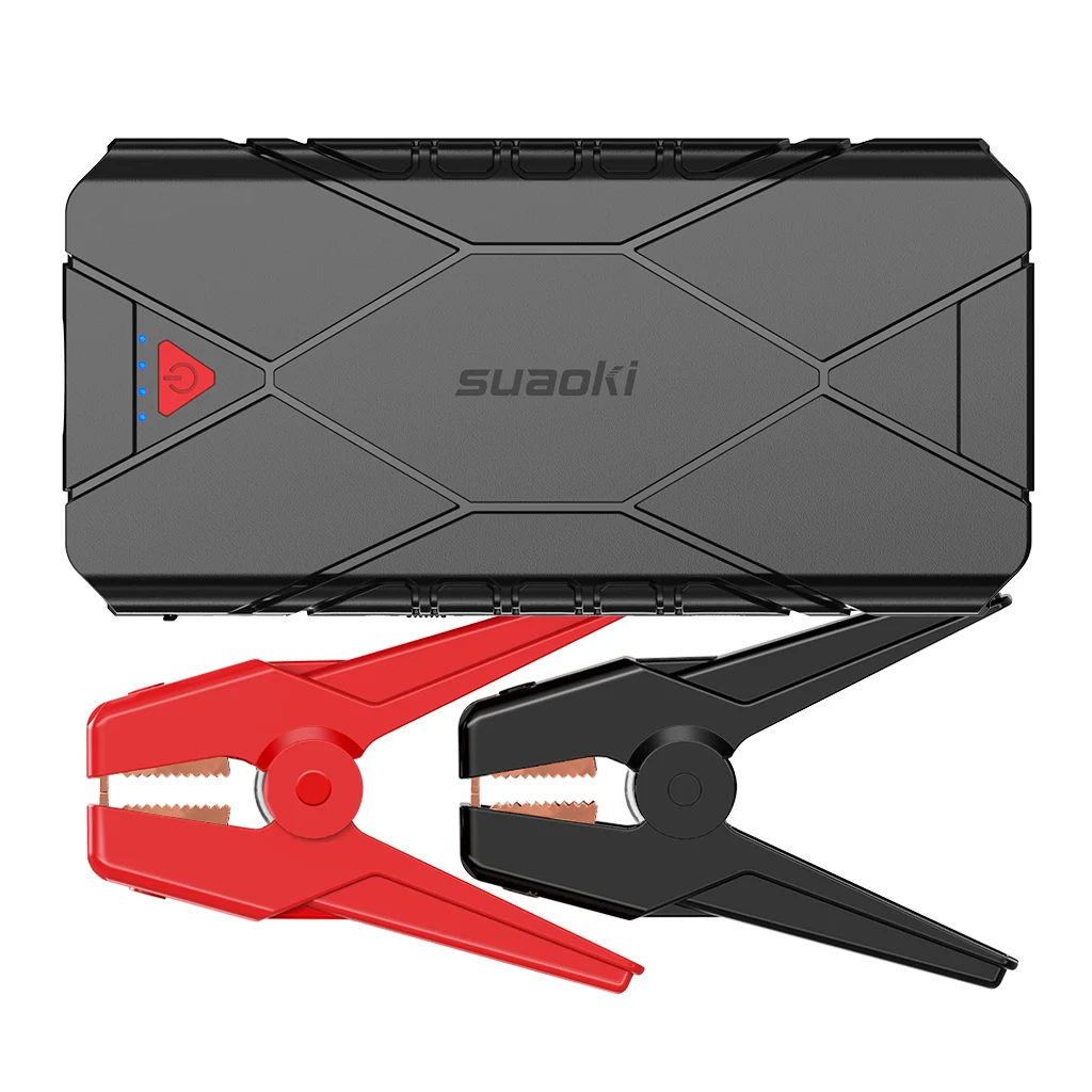 Suaoki U18 1200A Peak Car Jump Starter(up to 7.0L Gas 5.0L Diesel Engine) QC3.0 Type C 16000mAh Portable Power bank for phone