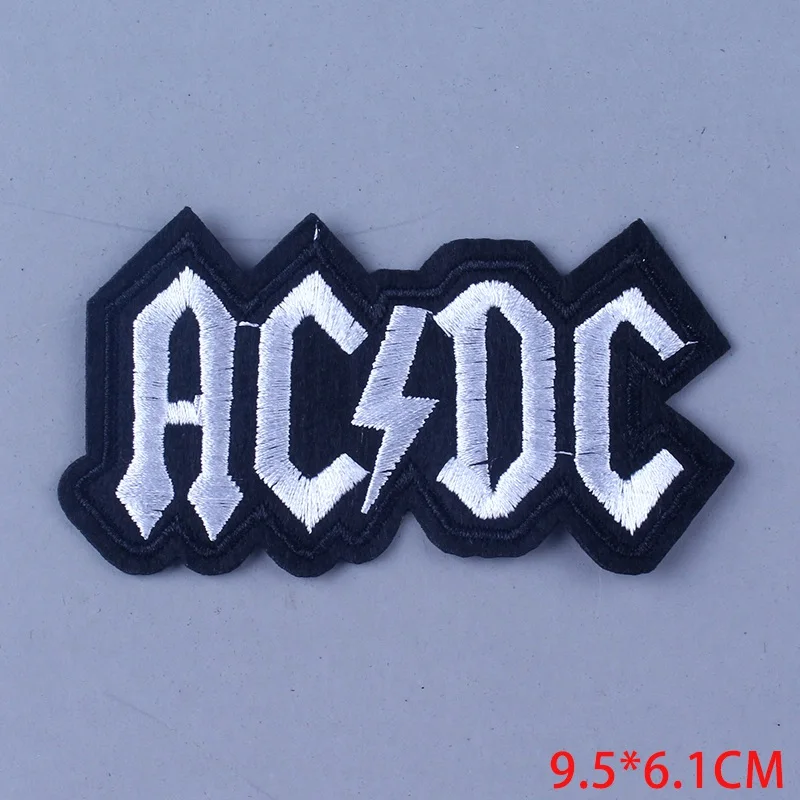 ZQ-PE2650CT DIY Nirvana патч группа acdc патч, вышитые патчи для одежды музыка рок группа железо на патчи логотип значок аппликация полосы F - Цвет: ZQ-PE2650CT