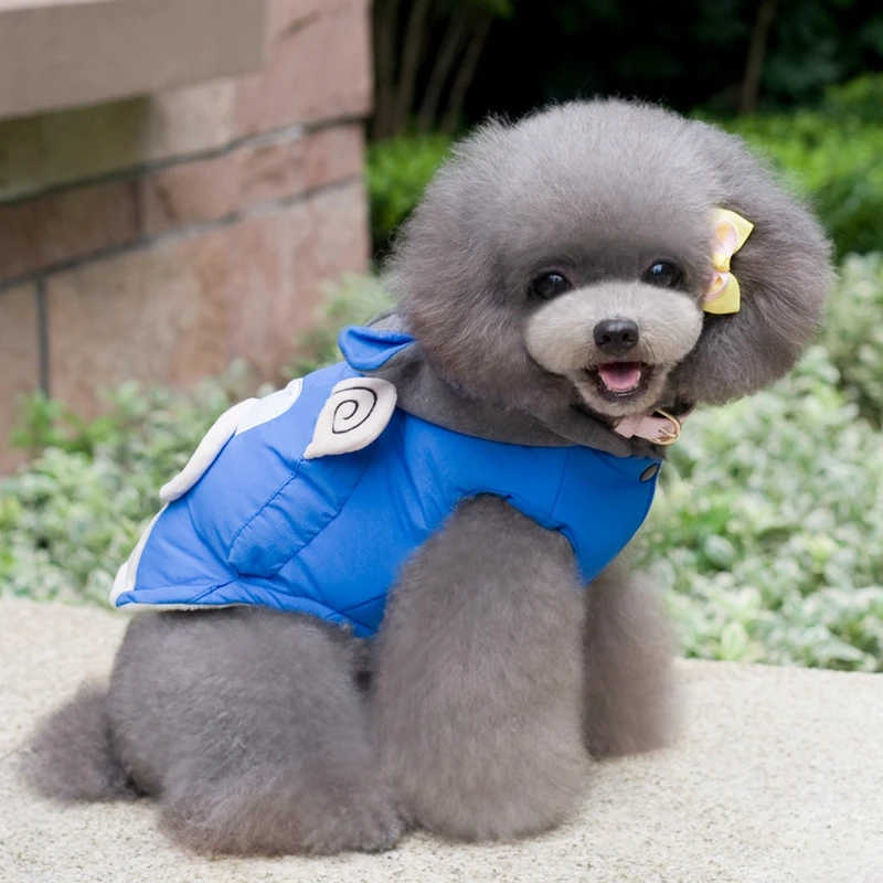2017 Высококачественная зимняя куртка с двумя ножками для собак теплая хлопковая