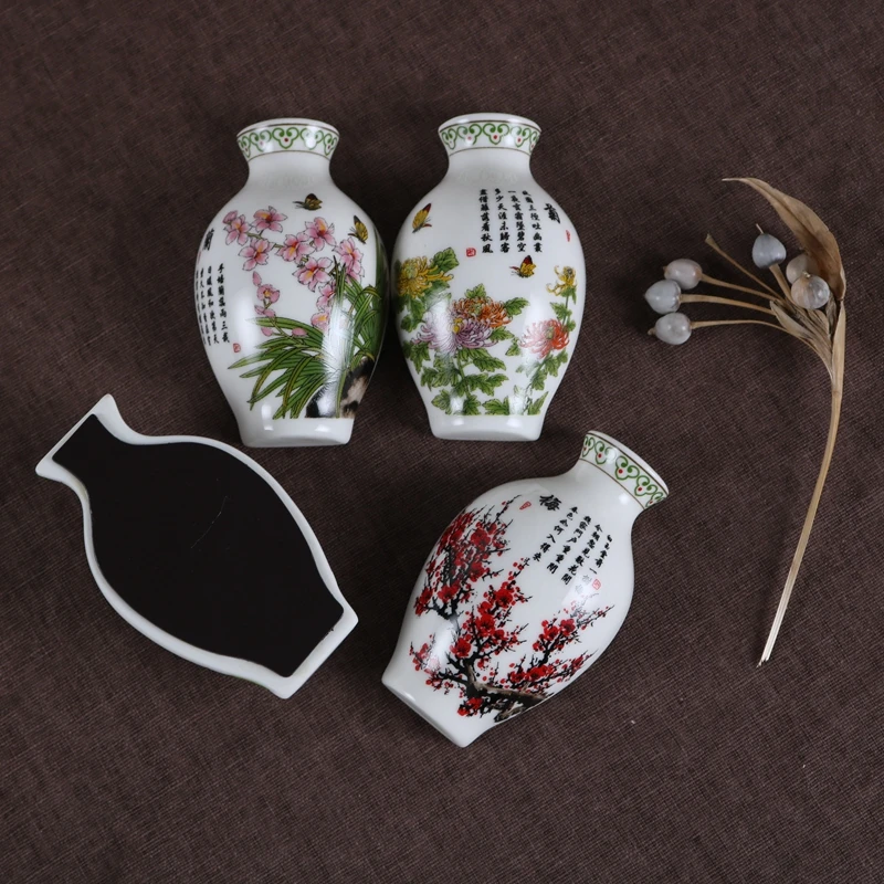 Розничная продажа китайские керамические магниты в форме цветка на холодильник