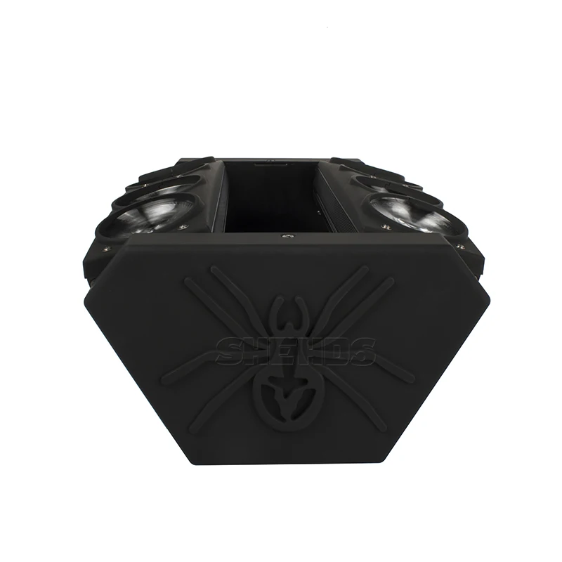 Сценический светильник SHEHDS DMX светодиодный 8x10 Вт RGBW 4в1 движущаяся головка светильник с вращающимся колесом бесконечный светодиодный сценический луч KTV DJ вечерние и свадебные