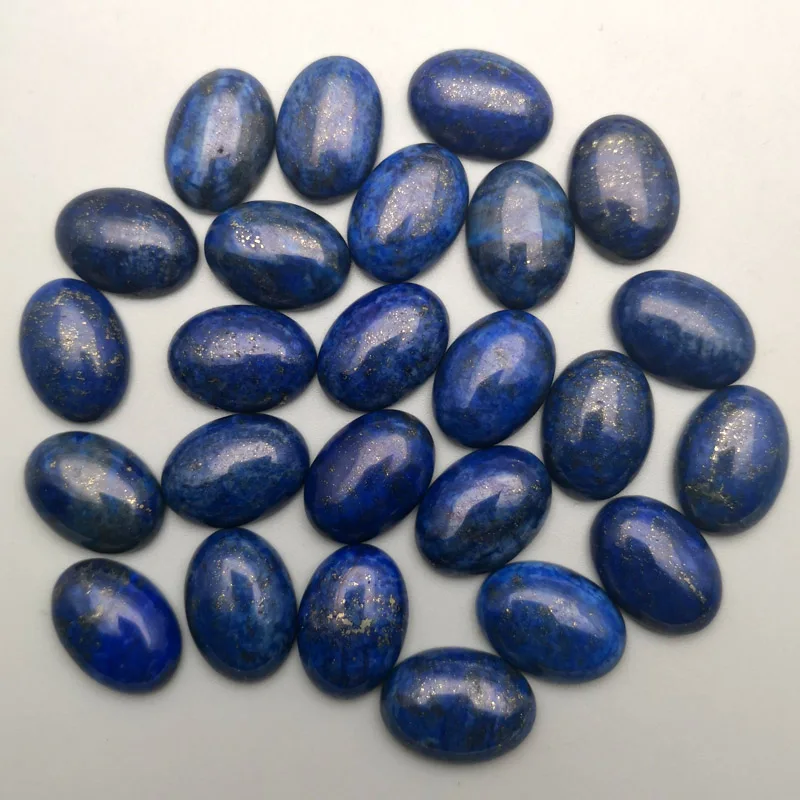 

Fashion Natural stone Lapis lazuli 13x18MM oval cabochon for jewelry making Ring accessories 50Pcs/lot Free shipping wholesale