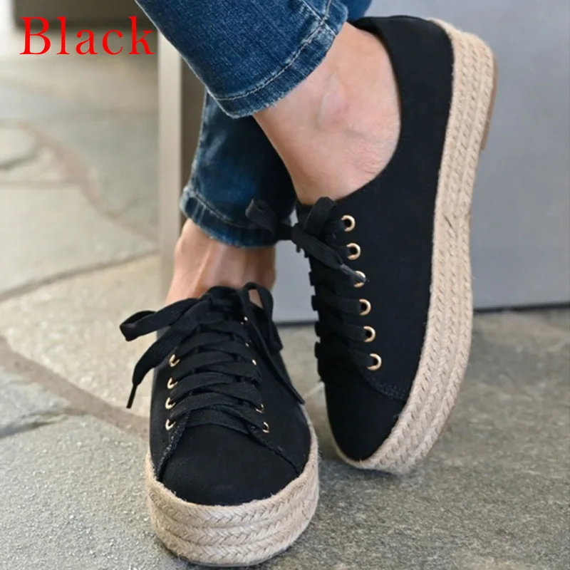 black MoneRffi Espadrilles; Модные женские кроссовки; Zapatos De mujer; женские кроссовки; удобная обувь на плоской подошве; chaussures femme; женская обувь - Цвет: black