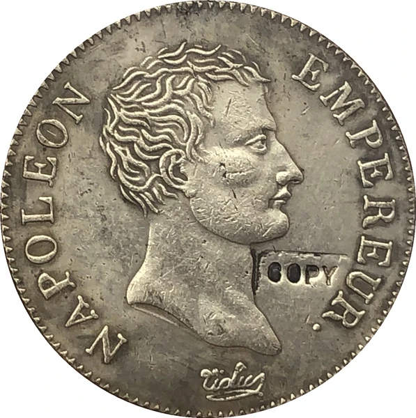 

Копии монет Франции napoleon I 1807 B 2 Франка
