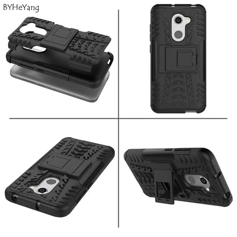 Чехол BYHeYang для Alcatel A3 Жесткий из мягкого силикона A 3 a3 5046 5046Y 5046D с держателем 5 0