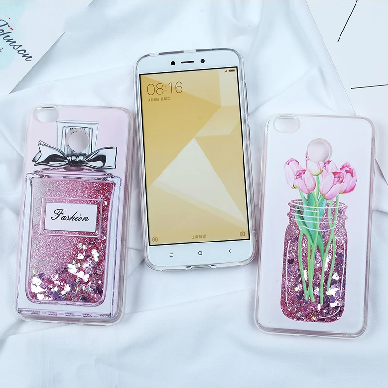 Чехол с жидким блеском BROEYOUE для Redmi Note 5 Pro 4X 4A 5A случай Примечание 4 изображением