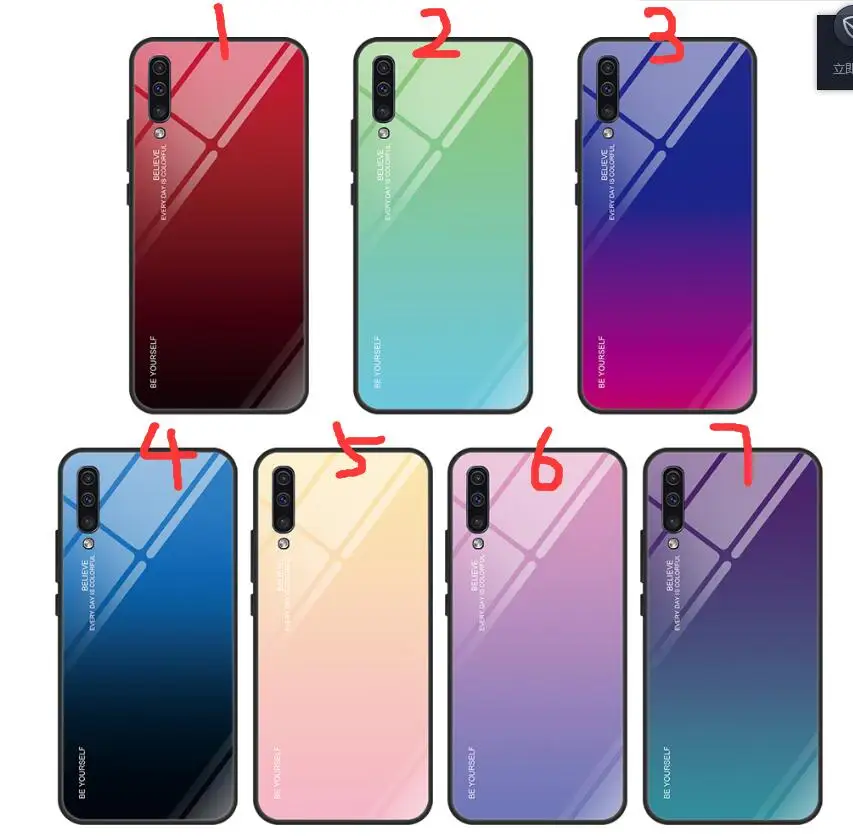 Жесткий чехол для телефона с градиентным стеклом iphone 6 6s plus 7 8 X XS XR MAX |