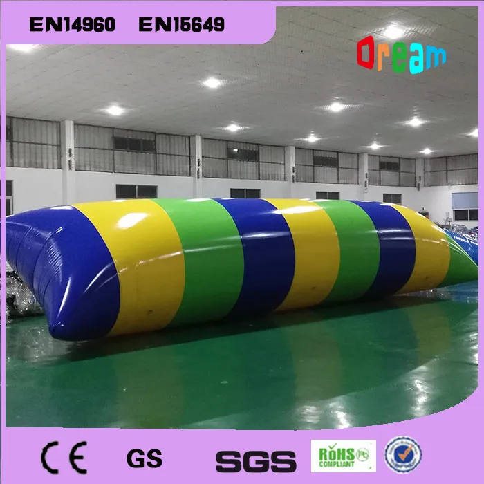 

Free Shipping 10x3m 0.9mm PVC Inflatable Water Blob Jump Air Blob Jump Inflatable Water Blob Water Trampoline Jumping Pillow