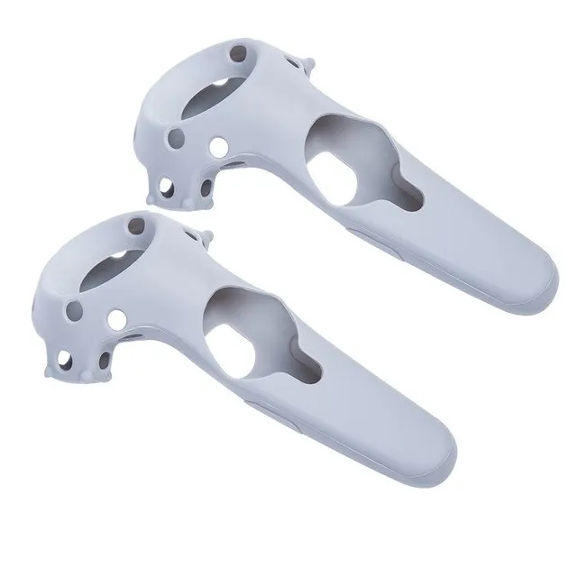Gray handle Case Для htc Vive Защитная силиконовая резина для htc Vive шлем виртуальной реальности контроллер ручка htc Vive чехол оболочка силиконовый чехол - Цвет: Gray handle Case