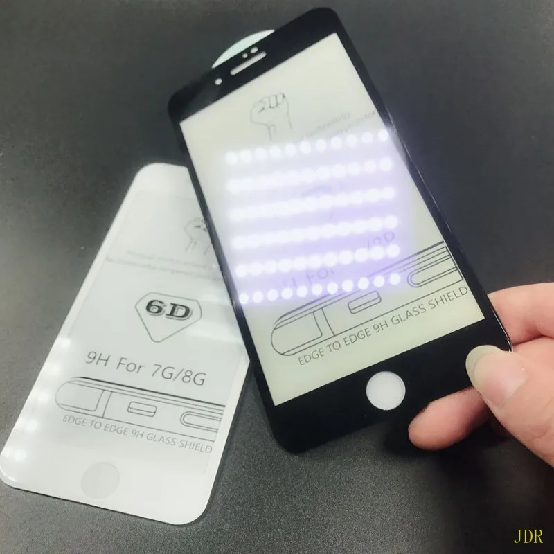 6D Защитные пленки для iPhone 6 6s7 7 plus новые 3d 4d стекло обновление закаленное холодное