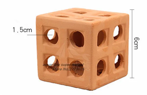 1 шт. керамический домик для креветок маленький укрытие рыб рыболовное гнездо