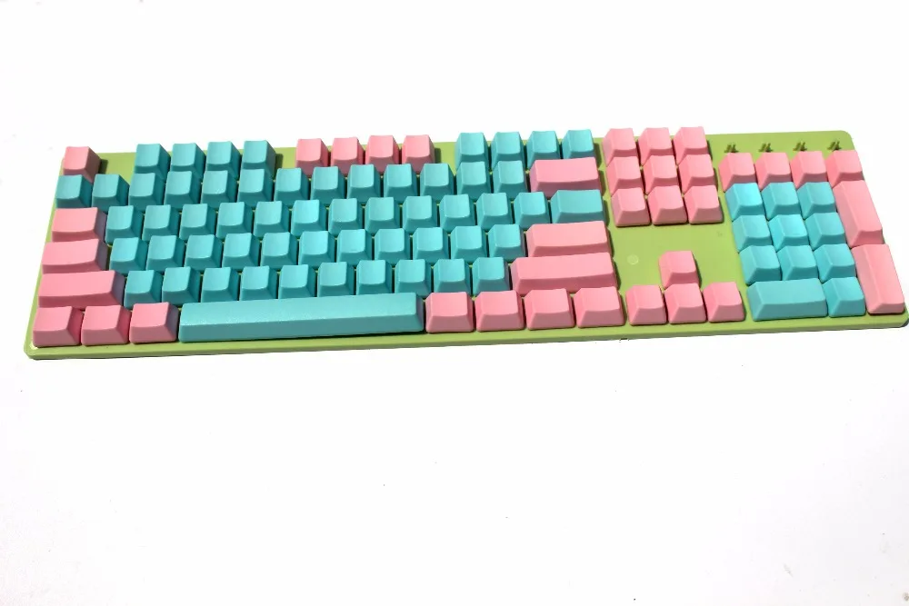 Бесплатная доставка YMDK Blank 104 ANSI 105 ISO Miami клавиатура с толстым профилем PBT OEM для MX