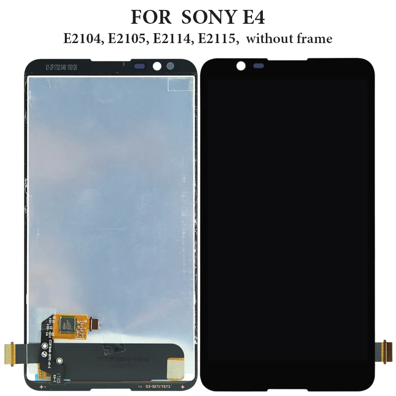 AAA + для Sony Xperia E4 E2104 E2105 E2114 E2115 сенсорный ЖК экран дисплей дигитайзер Запчасти в