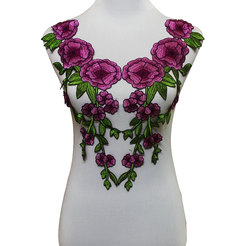 XL Зеркало Пара цветочной вышивкой дерево Кружево мотив Венеция аппликация