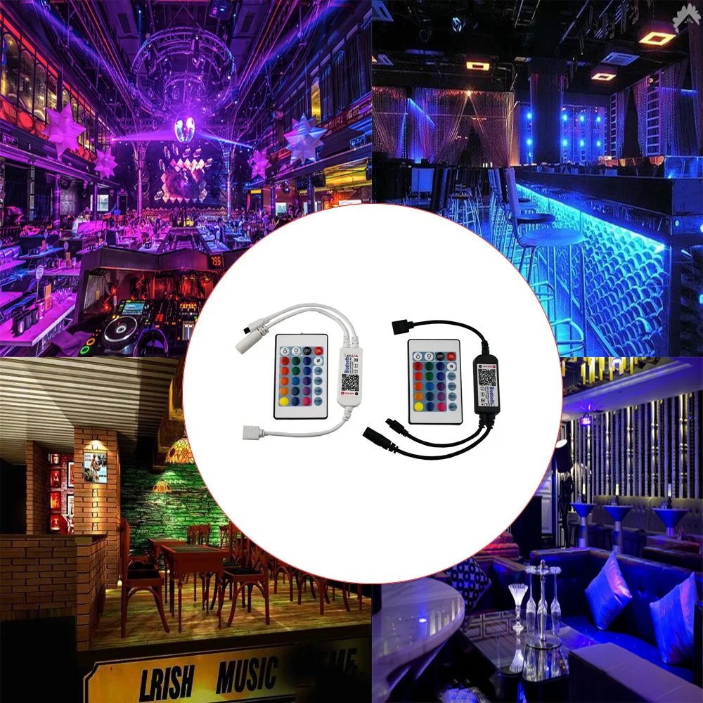 Миниатюрный Bluetooth контроллер для светодиодных лент с RGB подсветкой IOS/Android
