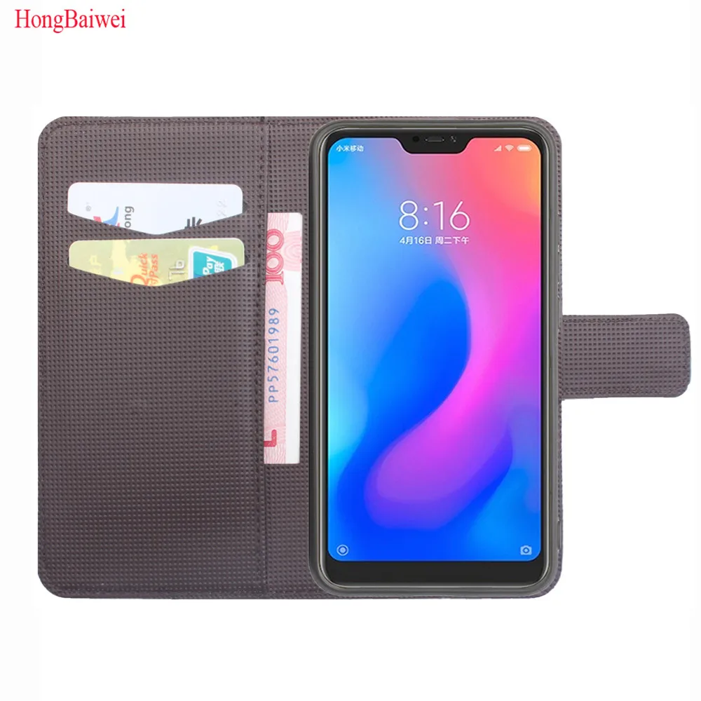 Для Сяо mi красный 6 Pro Чехол Xiaomi A2 Lite чехол Флип кожаный Силиконовая задняя крышка
