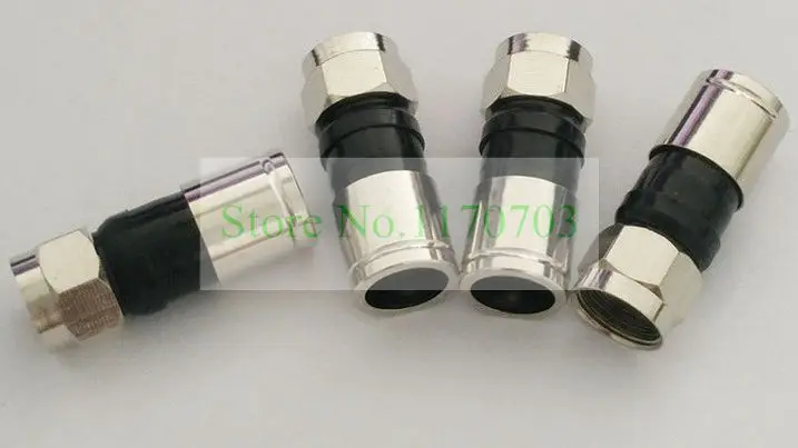 50 шт. Универсальный водонепроницаемый соединитель Rg6 для наружного