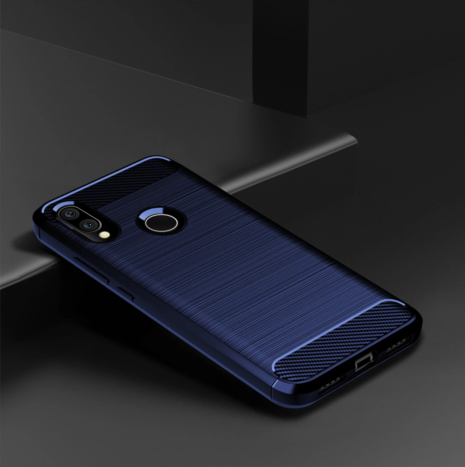 Cases Carbon Fiber Flexible TPU for XiaoMi RedMi Y3 Y 3 Red Mi Silicone Hybrid Slim Case Anti-Scratch Protective Cover | Мобильные