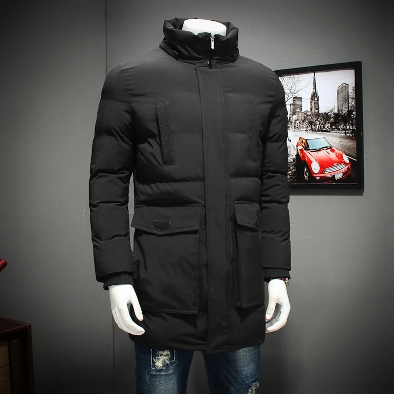 Новинка 2018 мужская куртка утепленные теплые зимние куртки повседневная парка с