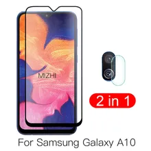 2in1 Camera Glass For Galaxy A10 Tempered Glass Screen Protector For Samsung Galaxy A 10 2019 Glass 