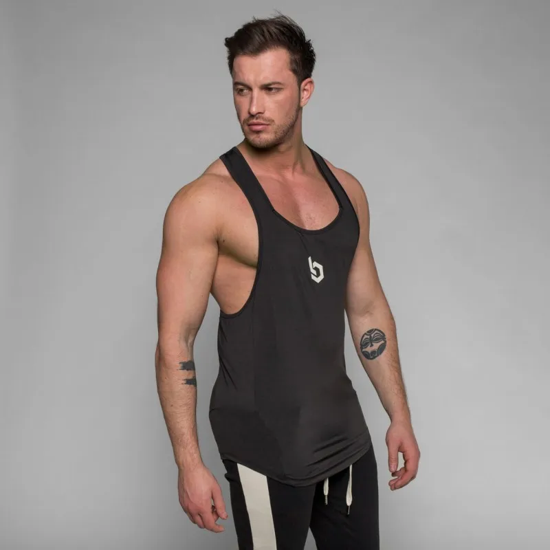 Мужские толстовки быстро сохнет без рукавов Футболка Мужской жилет майка Бег