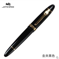 arrival jinhao 159 luxury high quality metal black ink fountain pen 0 5mm nib pens school office supplies gift