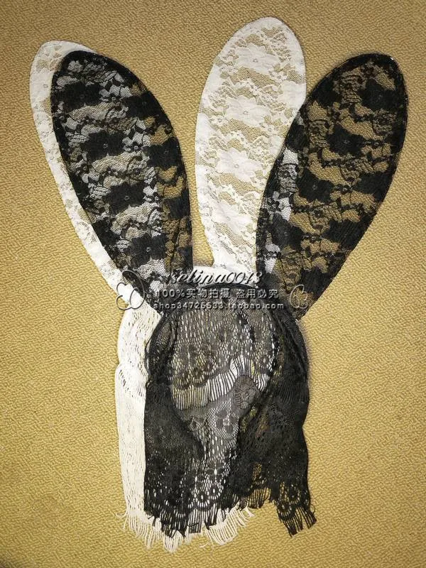 Новая вечерние ная вечерняя Маскарадная маска PLAYBOY BUNNY на шнуровке с длинными