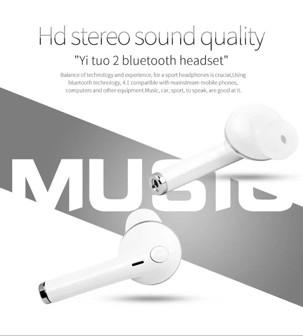 Мини наушники в ухо бизнес Bluetooth беспроводные с микрофоном спортивные bluetooth мини