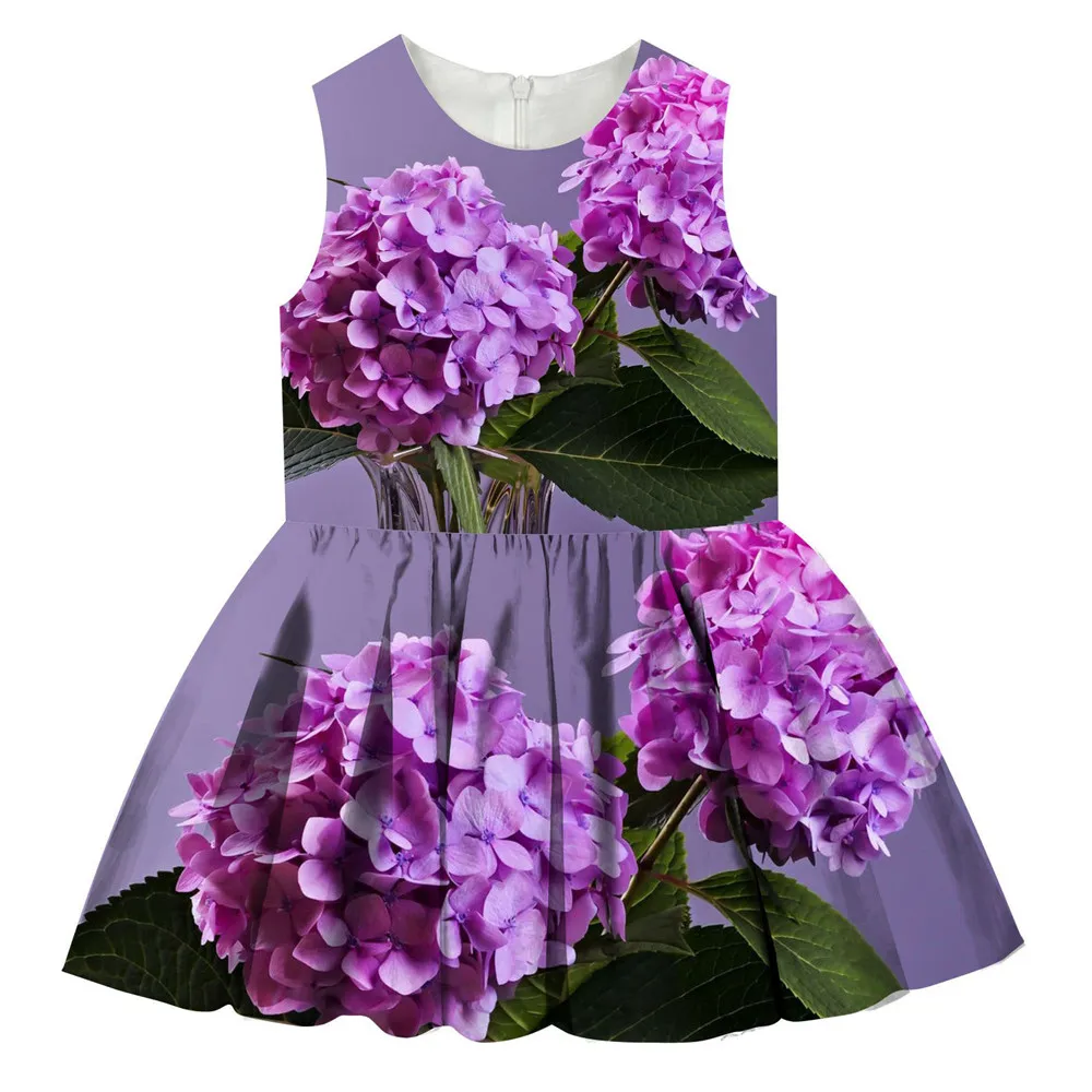 girl dress Summer style nice Print brand Children ball gown Fashion princess Party baby Kids Clothes Toddler kids 1-10Y | Детская одежда