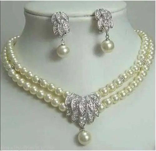 

Sellin>Hot! Jewelry Pearl Necklace Earring SET >free shipping