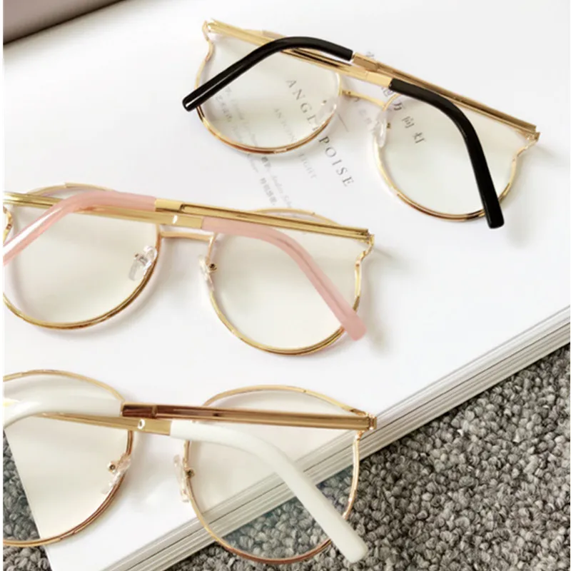 HBK Eye glass es оправа для очков винтажная Женская кошачий глаз компьютерное
