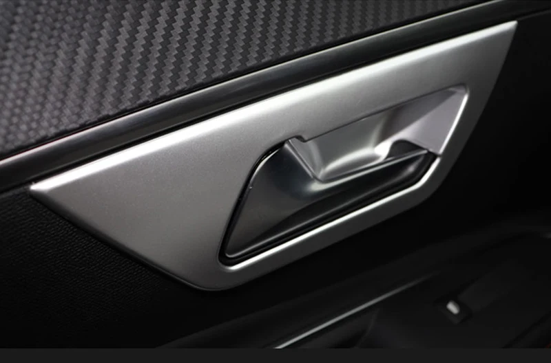 

For Peugeot 3008 3008 GT / 5008 5008 GT 2017 2018 ABS Plastic Interior Door Handle Bowl Frame Cover Trim 4pcs Car Styling