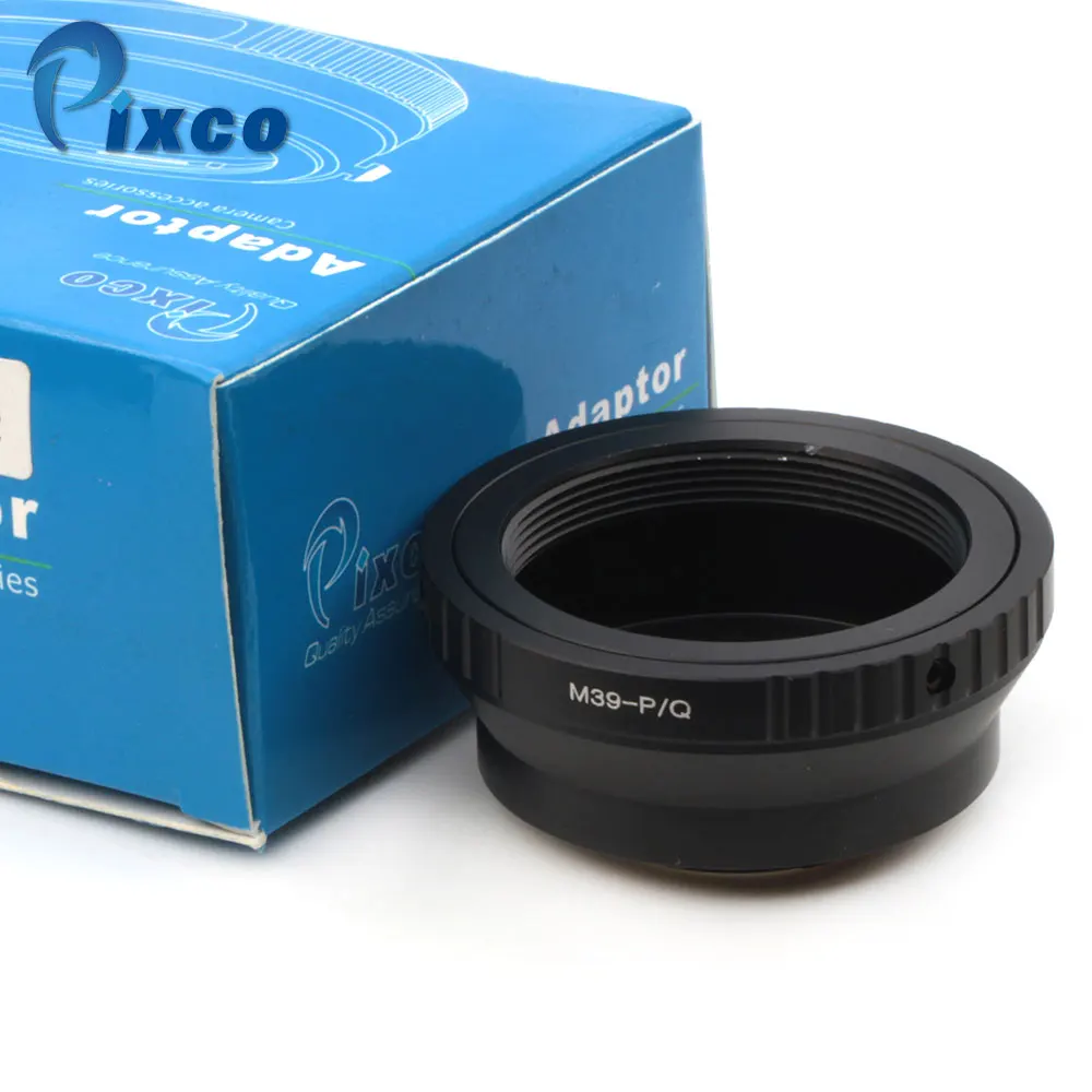 

Pixco M39-P/Q Mount Adapter Ring work For M39 Screw Lens to Pentax Q Camera