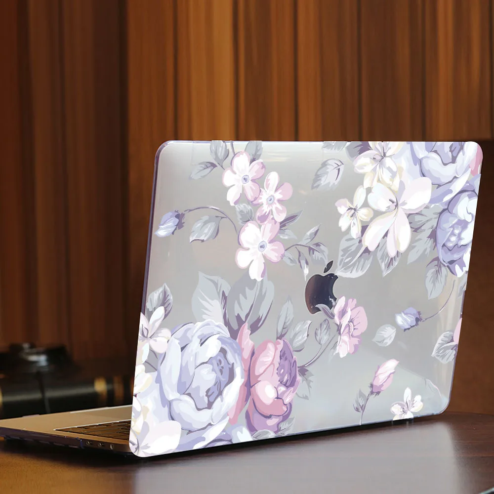 Чехол Redlai для Macbook New Pro 13 15 w/o Touch bar Air 13 A1932 чехол для ноутбука Air Pro retina 12 13 15 жесткий чехол с цветочным принтом