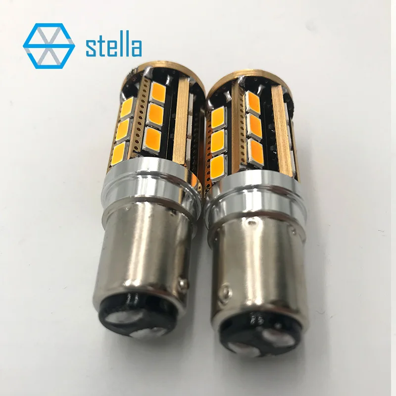 2шт 1157/BAY15D P21/5 Вт авто светодиодный фонарь Янтарный/красный/белый стоп светильник
