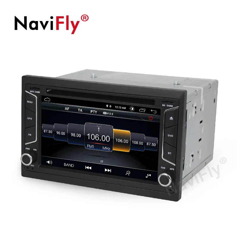 NaviFly 2Din универсальный Android 8 1 Автомобильный GPS RDS Cassete для Nissan Toyota Peugeot KIA