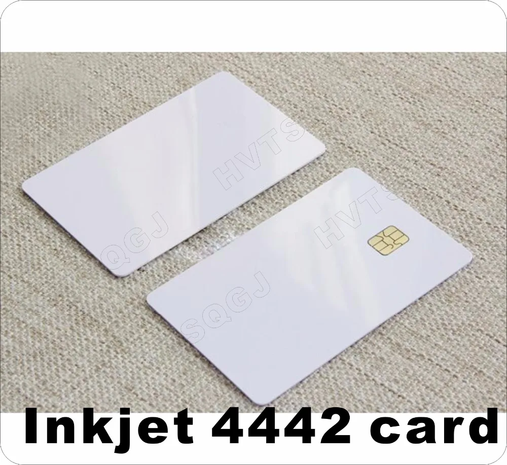 

400 шт., умная ПВХ-карта SLE4442 для струйного принтера Epson / Canon