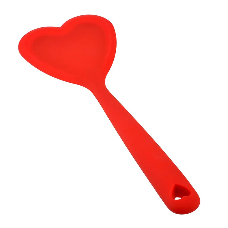Goodfeer силиконовый скребок в форме сердца с висячим отверстием для перемешивания